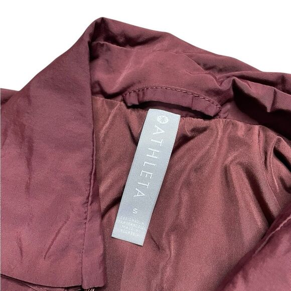 Athleta Acadia Jacket Maroon Size Small - Picture 9 of 10